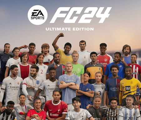 okładka edycji ultimate gry fifa 24 ea sports fc24